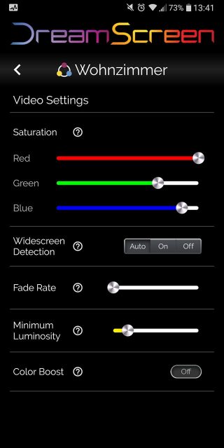 WS2813 Videosettings